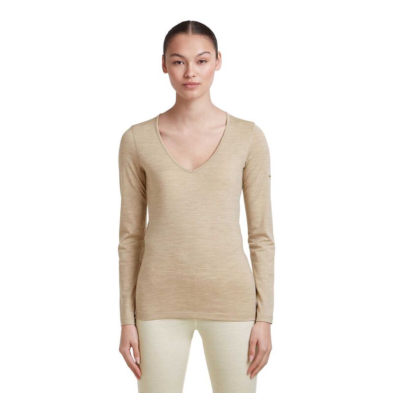 Icebreaker W Merino 200 Oasis LS V Neck image number 4